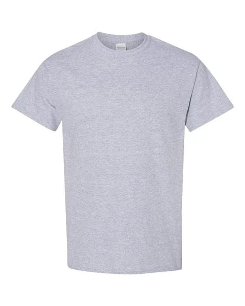 Plain gray t-shirt on a white background