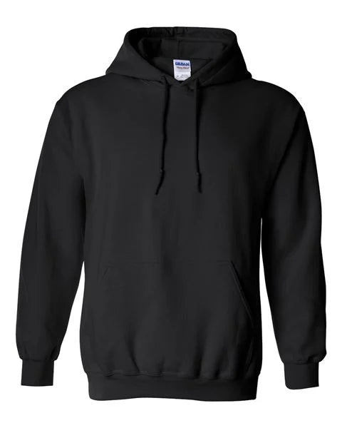 Black hoodie on a white background
