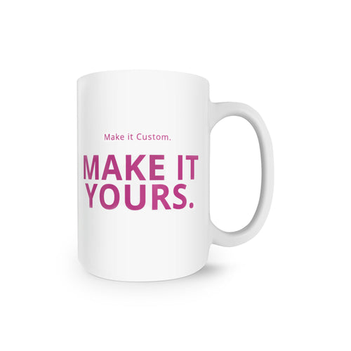 Large Custom Mug - 3D