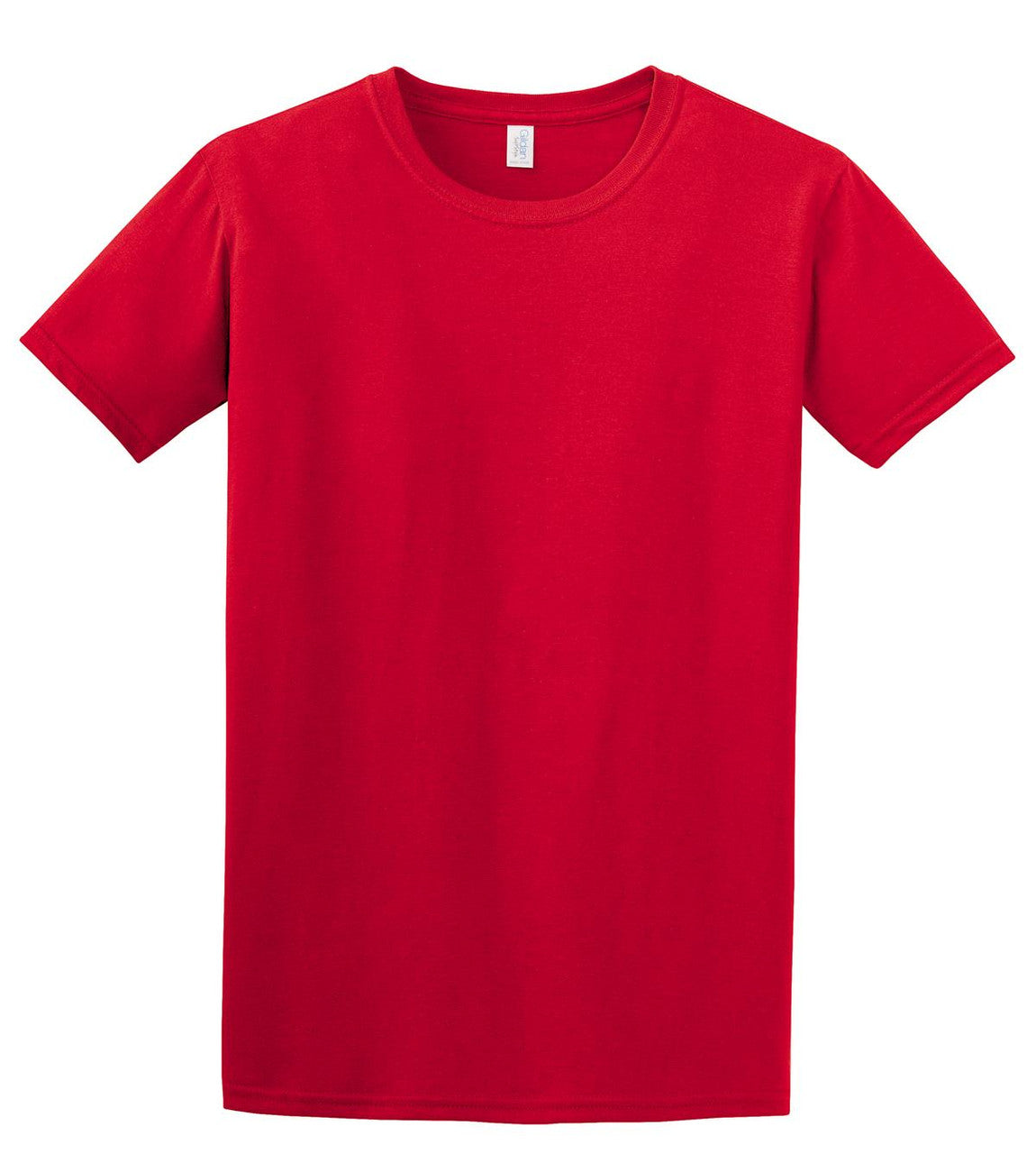 Red t-shirt on a white background