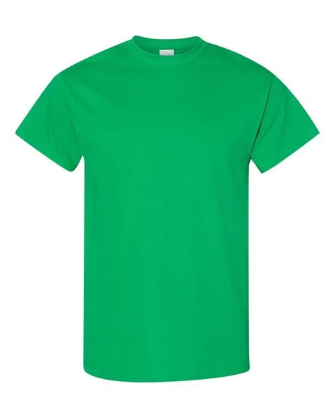 Green t-shirt on a white background