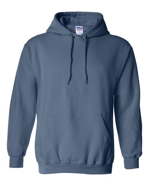 Blue hoodie on a white background