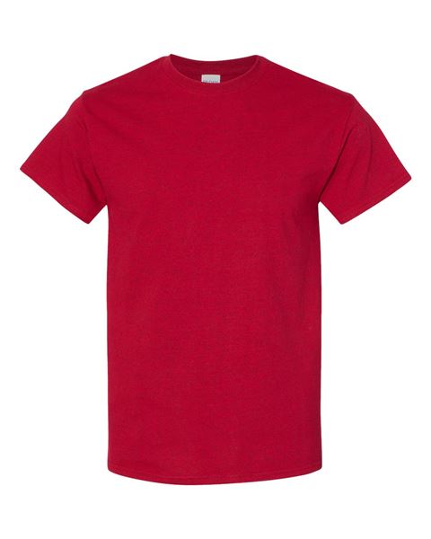 Red t-shirt on a white background