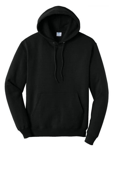 Black hoodie on a white background