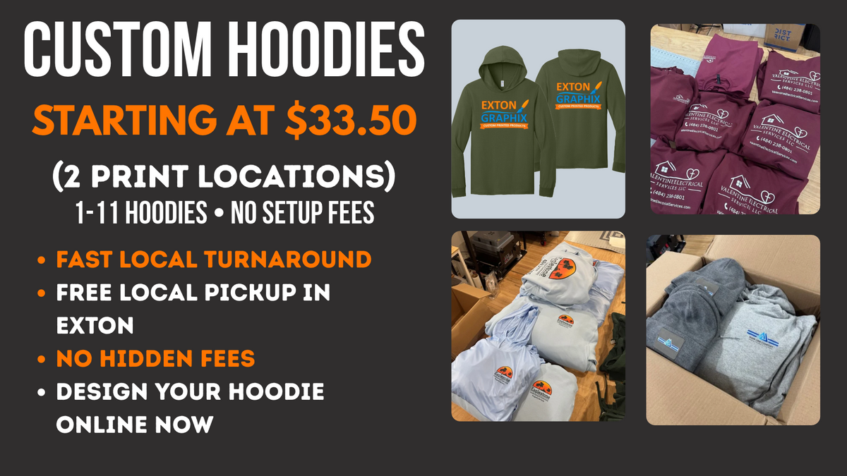 Premium Custom Hoodies On Sale